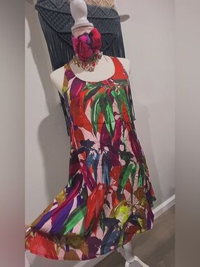 Trina Turk tropical vacation dress